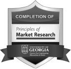University of Georgia Principles of Market Research completion